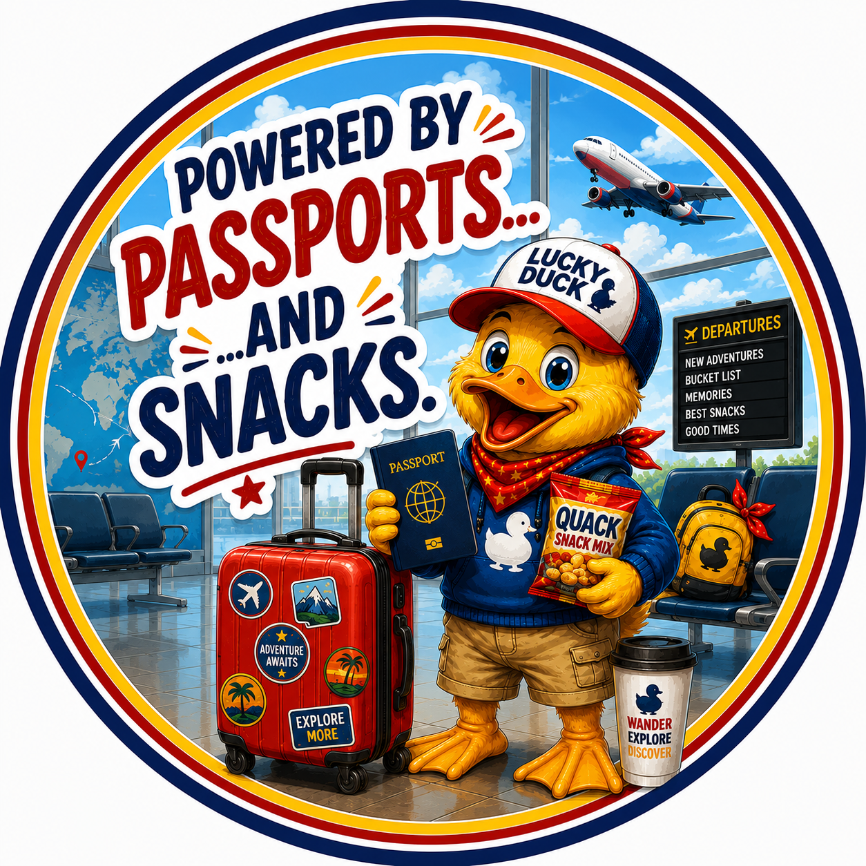 Lucky Duck Travel Magnets