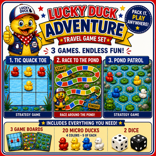 PRE-ORDER Lucky Duck Adventure Travel Game Set